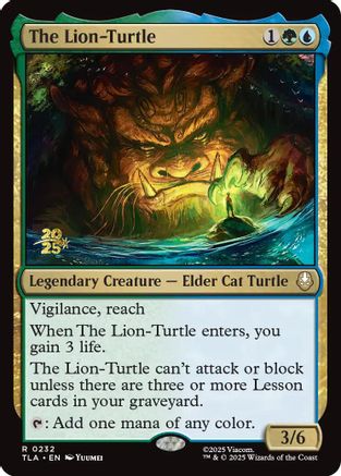 The Lion-Turtle  [Prerelease Cards] Foil