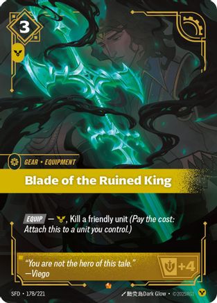 Blade of the Ruined King (178/221) - [Spiritforged] Foil