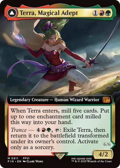 Terra, Magical Adept // Esper Terra (Extended Art) [FINAL FANTASY] Foil