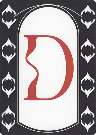 Letter Card - D  [Secret Lair Countdown Kit]