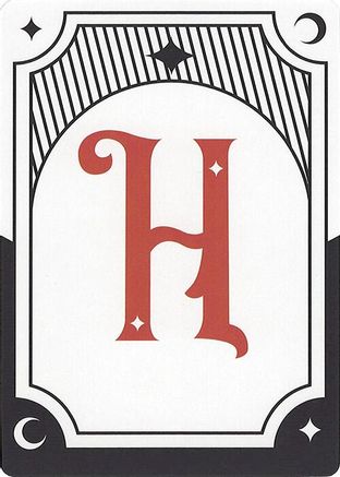 Letter Card - H  [Secret Lair Countdown Kit]