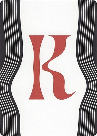Letter Card - K  [Secret Lair Countdown Kit]