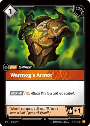 Warmog's Armor (108/221) - Riftbound - [Spiritforged] Foil