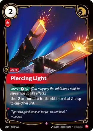 Piercing Light (023/221) - Riftbound - [Spiritforged] Foil