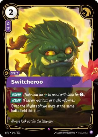 Switcheroo (145/221) - Riftbound - [Spiritforged] Foil