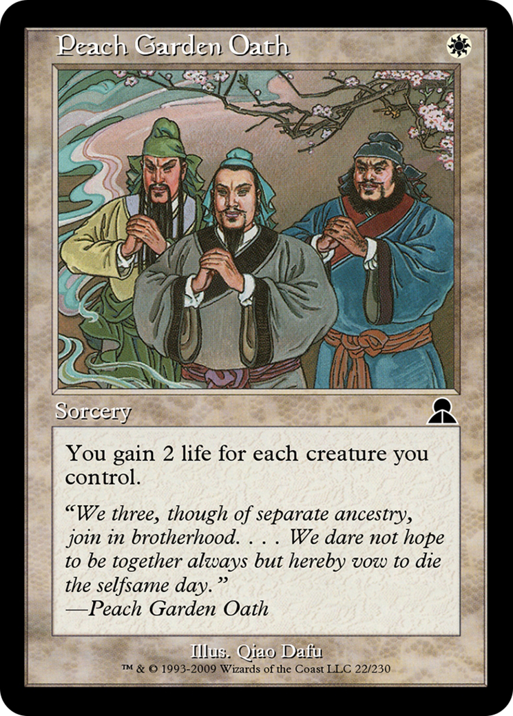 Peach Garden Oath  [Masters Edition III] Foil