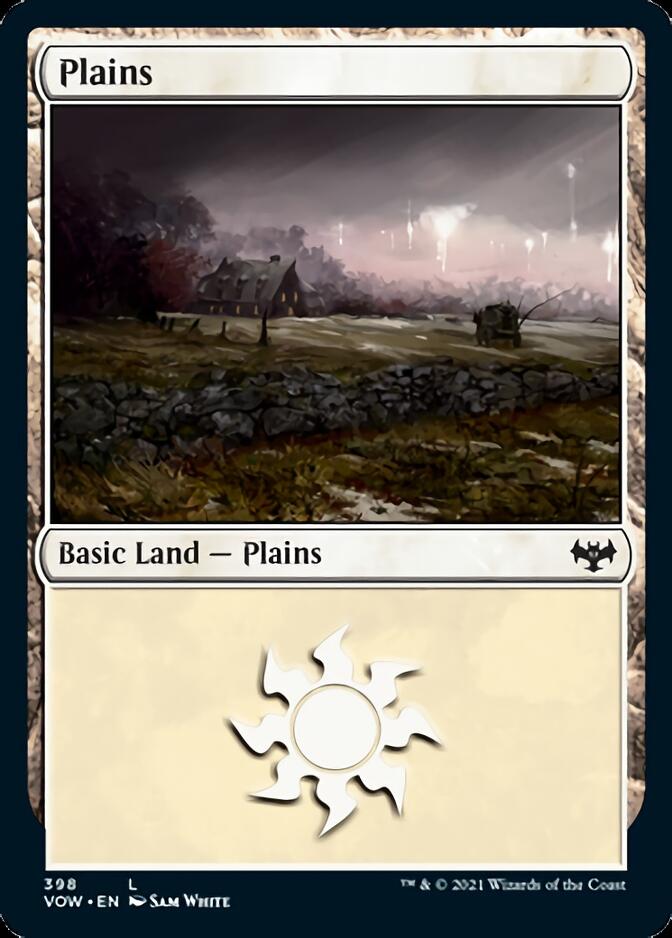 Plains (398) [Innistrad: Crimson Vow] Foil