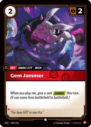 Gem Jammer (007/221) - Riftbound - [Spiritforged] Foil