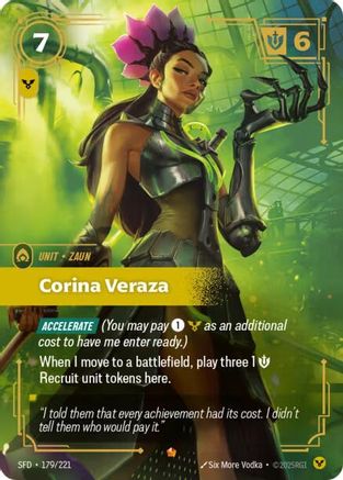 Corina Veraza (179/221) - Riftbound - [Spiritforged] Foil