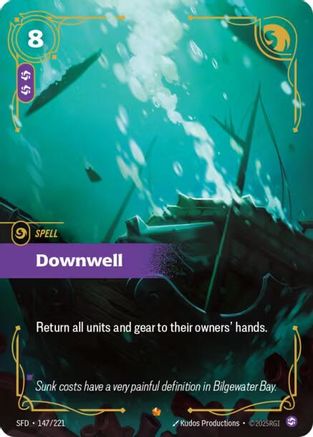 Downwell (147/221) - Riftbound - [Spiritforged] Foil