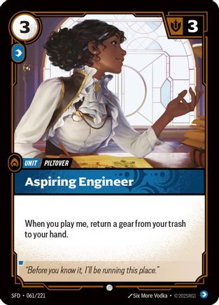 Aspiring Engineer (061/221) - Riftbound - [Spiritforged] Foil