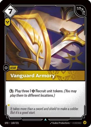 Vanguard Armory (168/221) - Riftbound - [Spiritforged] Foil