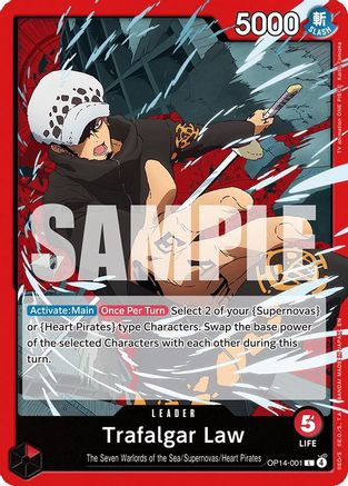 Trafalgar Law (OP14-001) - [The Azure Sea's Seven]