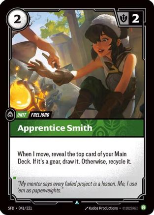 Apprentice Smith (041/221) - Riftbound - [Spiritforged] Foil