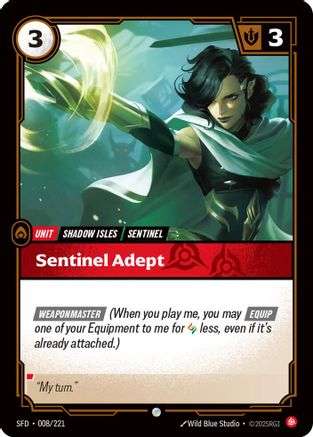 Sentinel Adept (008/221) - Riftbound - [Spiritforged]