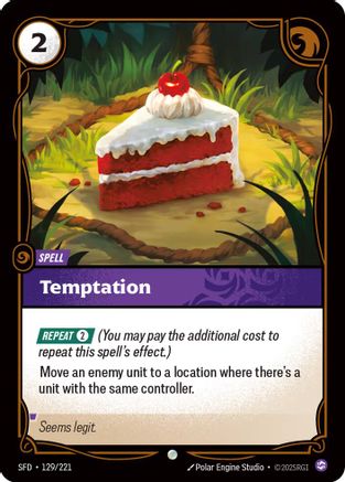 Temptation (129/221) - Riftbound - [Spiritforged] Foil