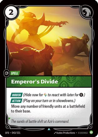 Emperor's Divide (043/221) - Riftbound - [Spiritforged]