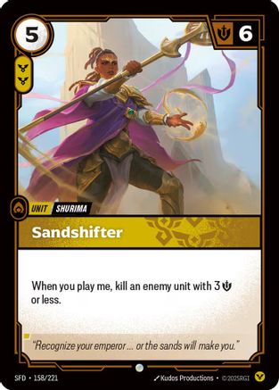 Sandshifter (158/221) - Riftbound - [Spiritforged]