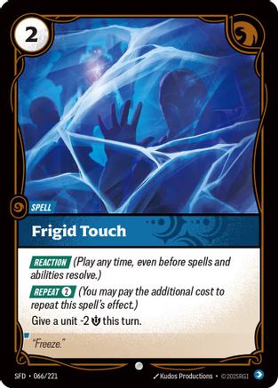 Frigid Touch (066/221) - Riftbound - [Spiritforged]