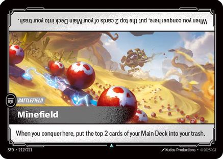 Minefield (212/221) - Riftbound - [Spiritforged] Foil