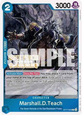 Marshall.D.Teach (Judge Pack Vol. 7) (ST17-005) - [One Piece Promotion Cards] Foil