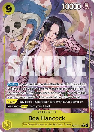 Boa Hancock - OP14-112 (Alternate Art) (OP14-112) - [The Azure Sea's Seven] Foil