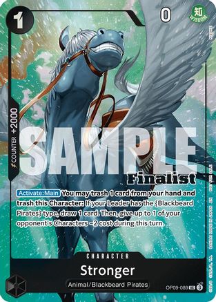 Stronger (CS 25-26 Finalist Card Set 2) (OP09-089) - [One Piece Promotion Cards] Foil