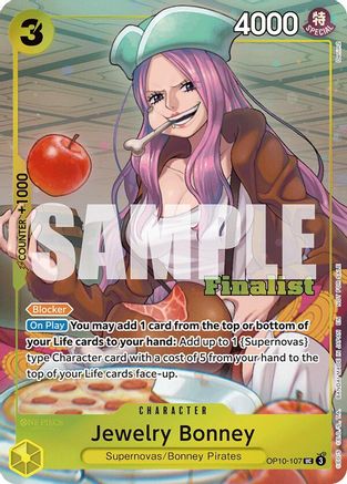 Jewelry Bonney (CS 25-26 Finalist Card Set 2) (OP10-107) - [One Piece Promotion Cards] Foil