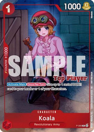 Koala (CS 25-26 Top Player Pack Vol. 2) (P-069) - [One Piece Promotion Cards] Foil
