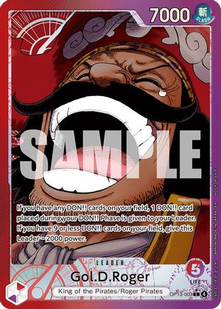 Gol.D.Roger (Jumbo) (OP13-003) - [One Piece Promotion Cards]