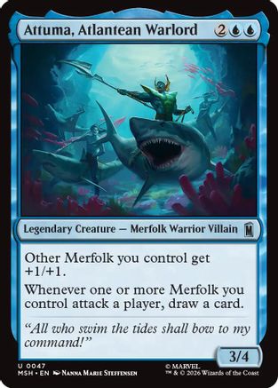 Attuma, Atlantean Warlord  [Marvel Super Heroes] Foil