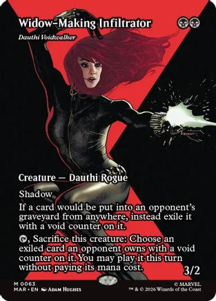 Widow-Making Infiltrator - Dauthi Voidwalker (Borderless)  [Marvel Universe Eternal-Legal]
