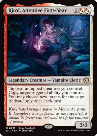 Kirol, Attentive First-Year  [Lorwyn Eclipsed] Foil