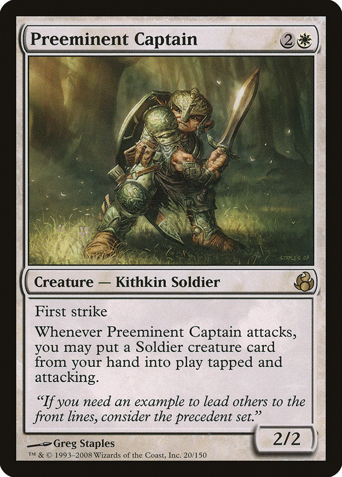 Preeminent Captain [Morningtide] Foil