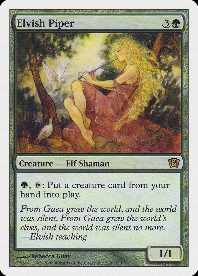 Elvish Piper [Ninth Edition] Foil