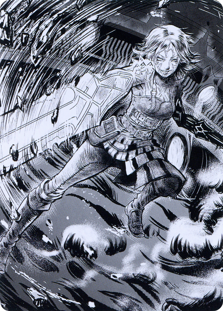 Nahiri, the Unforgiving // Nahiri, the Unforgiving  [Phyrexia: All Will Be One Art Series] (Borderless)