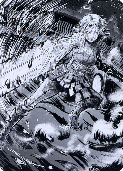Nahiri, the Unforgiving // Nahiri, the Unforgiving  [Phyrexia: All Will Be One Art Series] (Borderless)
