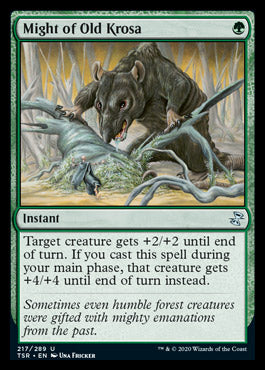 Might of Old Krosa [Time Spiral Remastered] Foil