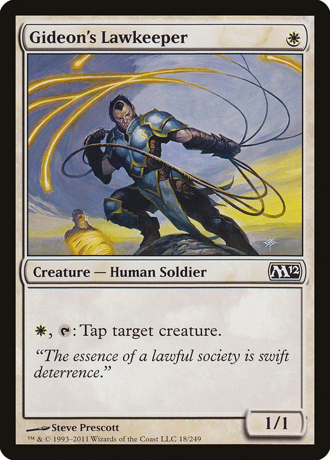 Gideon's Lawkeeper [Magic 2012] Foil
