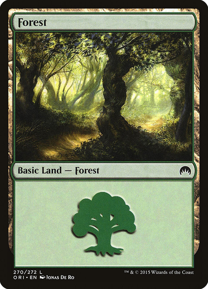 Forest (270) [Magic Origins] Foil