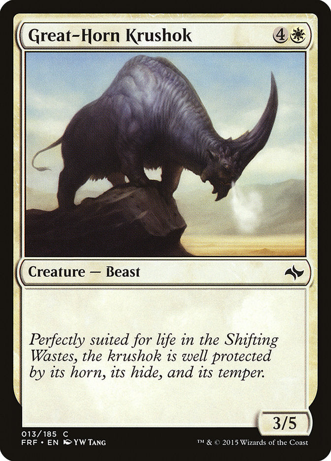 Great-Horn Krushok [Fate Reforged] Foil
