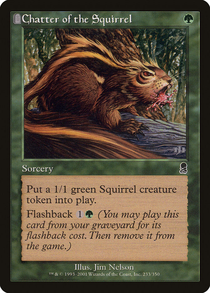 Chatter of the Squirrel [Odyssey] Foil