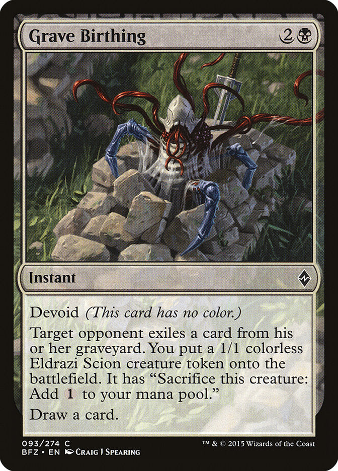 Grave Birthing [Battle for Zendikar] Foil