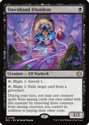 Dawnhand Dissident  [Lorwyn Eclipsed] Foil