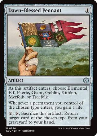 Dawn-Blessed Pennant  [Lorwyn Eclipsed]