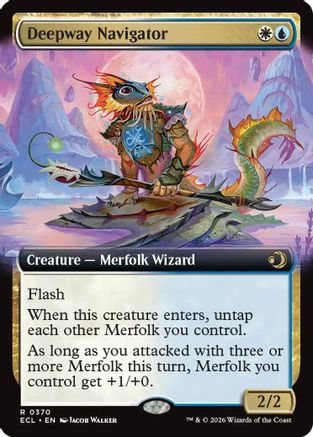 Deepway Navigator (Extended Art)  [Lorwyn Eclipsed] Foil