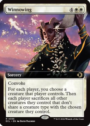 Winnowing (Extended Art)  [Lorwyn Eclipsed] Foil