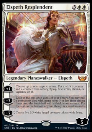 Elspeth Resplendent (Promo Pack) [Streets of New Capenna Promos] Foil
