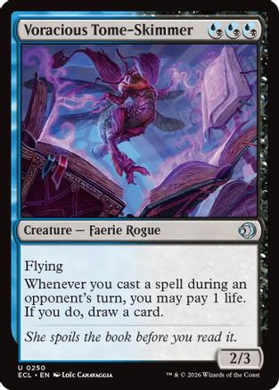 Voracious Tome-Skimmer  [Lorwyn Eclipsed] Foil