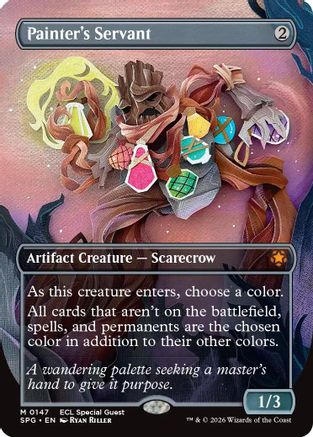 Painter's Servant (Borderless)  [Special Guests] Foil